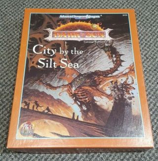City By The Silt Sea - Dark Sun - Ad&d 2nd Edition Box Set Tsr 2432 Complete