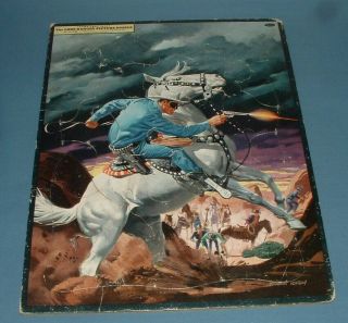 The Lone Ranger: Tray Puzzle - 1963 - Whitman -