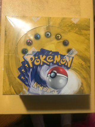 1999 Pokémon Unlimited Booster Box Factory Still