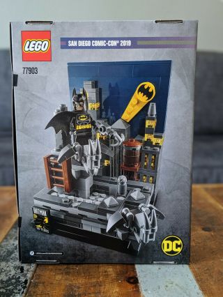 Sdcc 2019 Exclusive Lego Batman The Dark Knight Of Gotham City W/ Tote Lottery