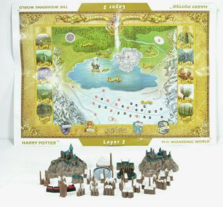 Harry Potter 4d Puzzle Of The Wizarding World 33 Parts Plus Layout Map