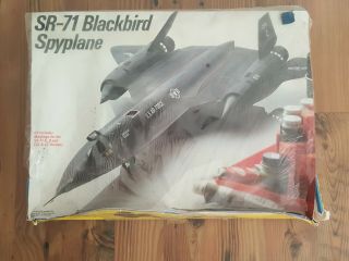Testors Sr - 71 A/b Blackbird 1/48 Scale Huge Plane Model Kit