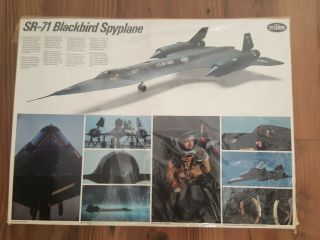 TESTORS SR - 71 A/B BLACKBIRD 1/48 SCALE HUGE PLANE MODEL KIT 2