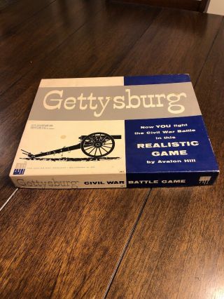 Vintage RARE UNPUNCHED Gettysburg Civil War Battle Game,  by Avalon Hill,  1958 8