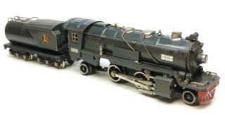 Lionel Prewar No.  255e Steam Locomotive & 263 Tender,  O Gauge