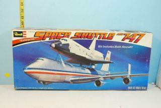 Revell Model Kit The Space Shuttle Enterprise & 747 Jet 1:144 Made Usa 1977