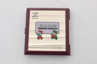 Nintendo Mario Bros 1983 Game And Watch Vintage Multi Screen Lcd Game