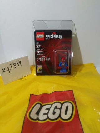 Sdcc 2019 Lego Exclusive Marvel Ps4 Spider - Man Minifigure Mini - Fig - In Hand