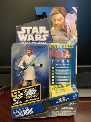 Star Wars The Clone Wars Obi - Wan Kenobi Cw40 2010