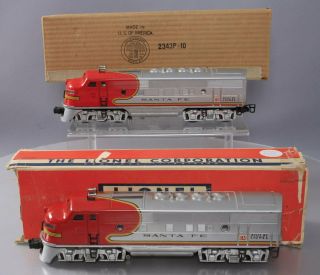 Lionel 2343 Santa Fe F3 Aa Diesel Locomotive Set Ex/box