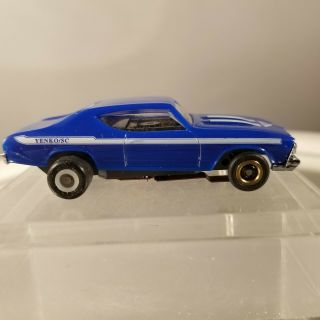 1969 CHEVY Chevelle Yenko S/C Fray Style Ho Scale Slot Car Aurora Chassis 4