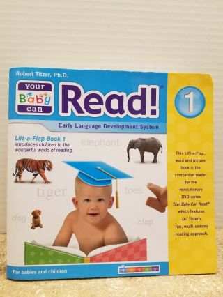 Your Baby Can Read LIFT - A - FLAP Set of 1 thru 5 Books and DVD ' s - COMPLETE SET 2