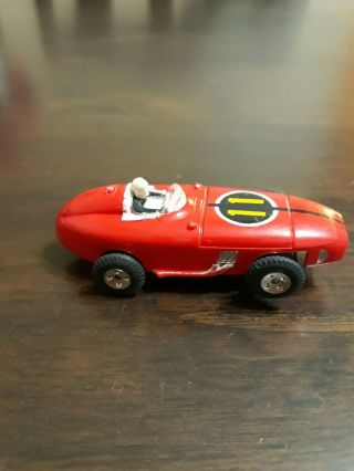 Aurora Ho Tjet Slot Car.  1359 Red Indianapolis Racer.  Close To.