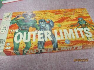 Milton Bradley 1964 Outer Limits Board Game Aliens Complete
