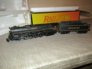 Rail King 30 - 1605 - 1 Reading 2103,  4 - 8 - 4 Imperial Northern Steam Locomotive,  Box