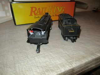 RAIL KING 30 - 1605 - 1 READING 2103,  4 - 8 - 4 IMPERIAL NORTHERN STEAM LOCOMOTIVE,  BOX 5