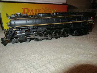 RAIL KING 30 - 1605 - 1 READING 2103,  4 - 8 - 4 IMPERIAL NORTHERN STEAM LOCOMOTIVE,  BOX 7