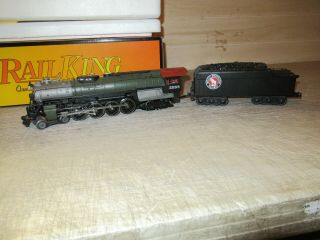 Rail King 30 - 1607 - 1 Great Northern,  4 - 8 - 4 Imperial Northern Steam Locomotive,  Box
