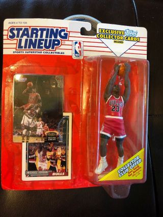 1993 Starting Lineup Michael Jordan Action Figure Plus Cards Factory.