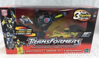 Transformers Rid Robots In Disguise Nightcruz Mirage & Scavenger Misb