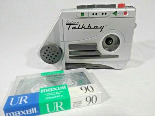 Vintage Talkboy Deluxe Home Alone 2 Cassette Tape Recorder W/ Blank Tape