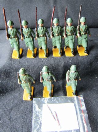 Britains Toy Lead Soldiers 1435 Hollowcast Italian Infantry Soldiers