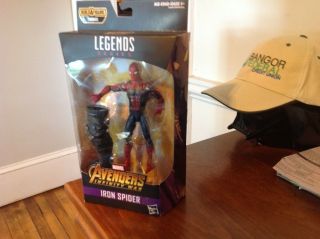 Marvel Legends Iron Spider 6 Inch Action Figure (thanos Baf),  Misp