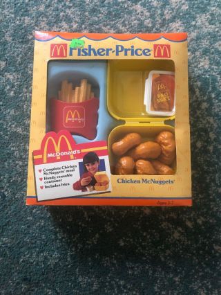 Fisher Price Mcdonald’s Fun With Food Chicken Mcnuggets Set (1988)