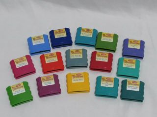 15 Different Playskool Tj Bearytales Cartridges (3d1)