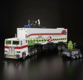 2019 Sdcc Hasbro Transformers Ghostbusters Mp10g Optimus Prime Ecto - 35