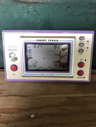 Nintendo Snoopy Tennis Sp - 30 Game & Watch Rare Vintage