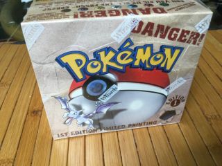 Pokémon Fossil 1st Edition Booster Box (36 Packs)