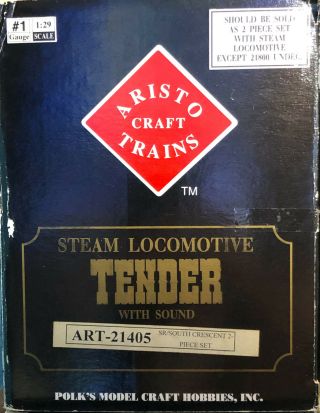 Aristo - Craft ART - 21405 G - Scale Southern 4 - 6 - 2 Pacific Steam Loco & Tender Sound 12