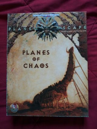 Advanced D&d Planescape Planes Of Chaos Boxed Set Complete Great Shape