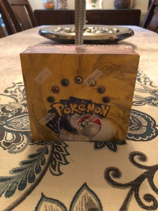 Pokemon Base Set Booster Box Wizards Of The Coast In English
