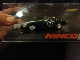 1 32 Scale Ninco 50599 Jaguar E Type Roadster Brit Gn Discontinued Slot Car