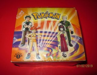 Pokemon Gym Heroes 1st Edition Booster Box W/ 36 Packs English Wizards Wotc