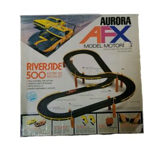 Aurora Afx Riverside 500 Ho Scale Racing Set No Cars Complete Track