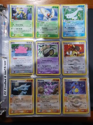 Pokemon Tcg Ccg Ex Firered & Leafgreen Fire Red Leaf Green Near Complete Set