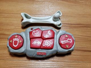 Fisher Price Imaginext Spike Ultra Red Dinosaur Remote And Bone