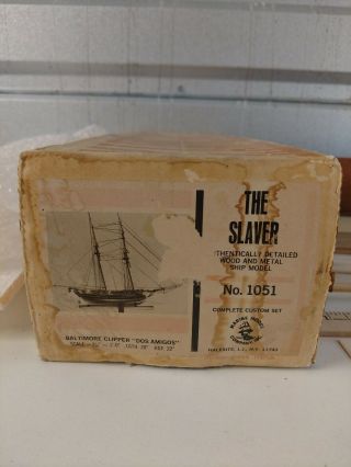 Marine Models - The Slaver Wooden Model Ship Kit No.  1051 2