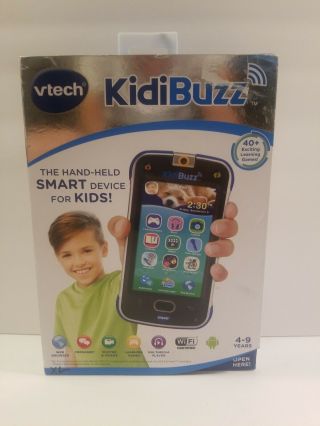 Vtech Kidibuzz Hand Held Smart Device For Kids - Blue Only 2 Times