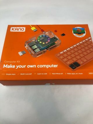 Kano Computer Kit Make Your Own Computer Element 14 Raspberry Pi 3 Model B