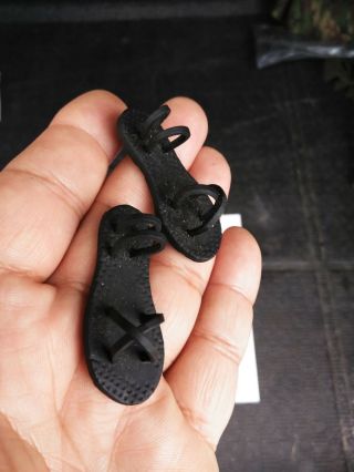 1/6 Scale The Ultimate Soldier In Vietnam Viet Cong Black Sandals