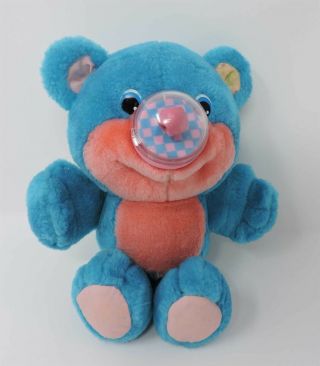 Playskool Nosy Bears Blue Pink Plush 11 