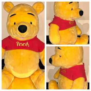 Disney Large I Talk Winnie The Pooh Bear Stuffed Toy Animal Plush Fisher Price