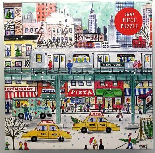 Jigsaw Puzzle 500 Pc York City Subway Michael Storrings Galison