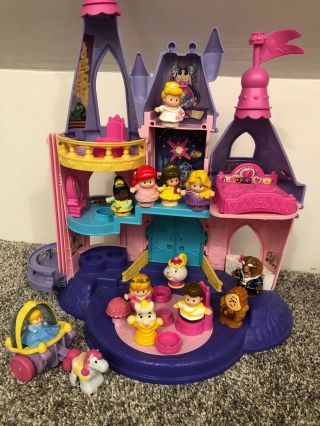 Fisher - Price Little People Disney Princess Musical Palace Cinderella Castle 12pp