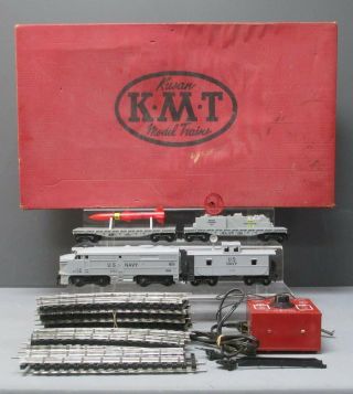 Kmt Kf112 O Scale U.  S.  Navy Train Set/box