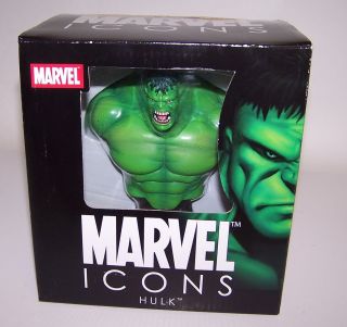 Hulk Marvel Icons 6 " Bust 540/5000 Nib Diamond Select Toys Rudy Garcia